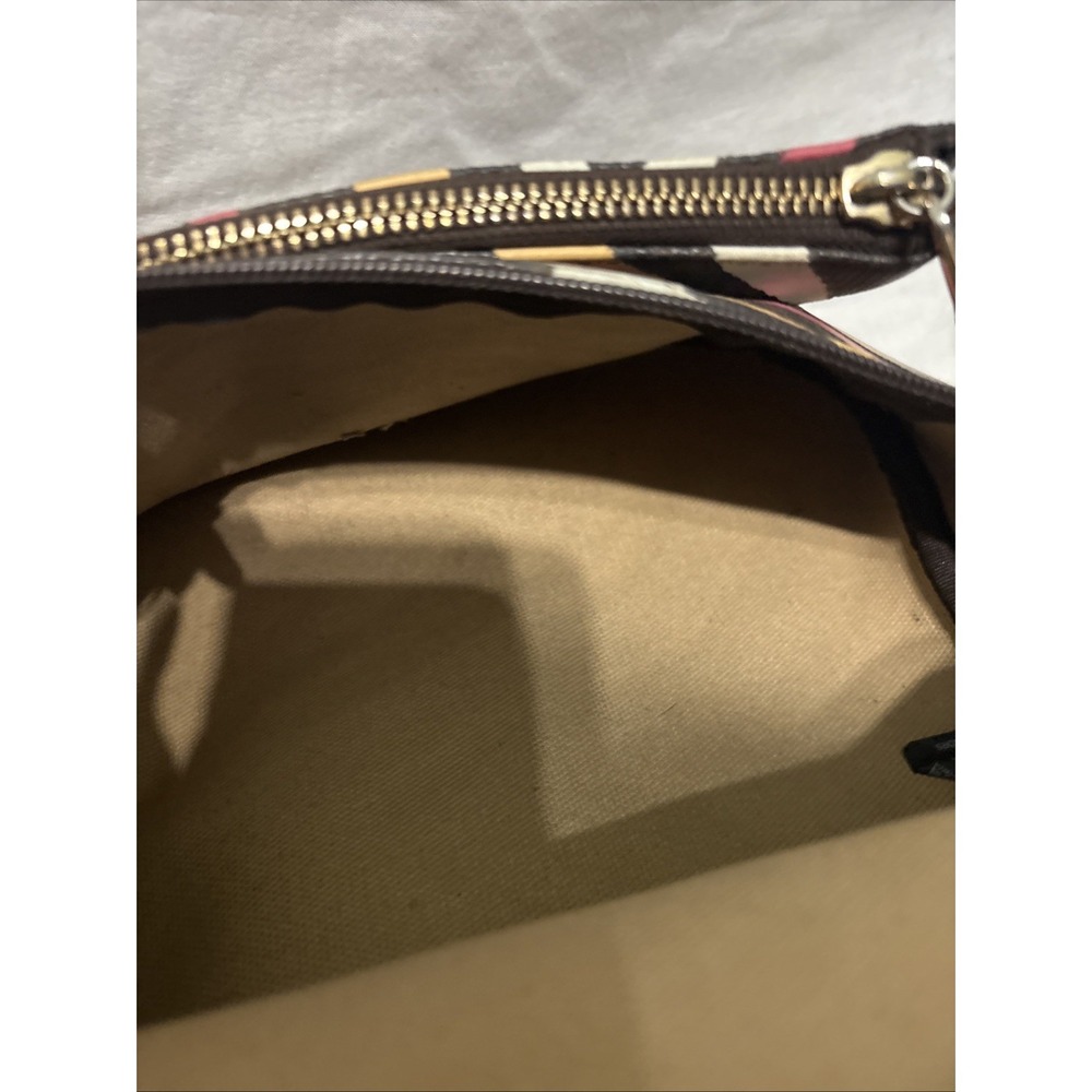 Michael Kors Slater Medium Metallic Zebra Logo Sling Fanny Pack Purse Crossbody - Picture 11 of 15